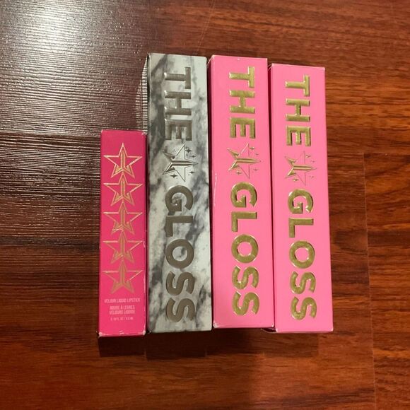 Jeffree Star Cosmetics The Gloss and Velour Liquid Lipstick NIB 4 pc Bundle - Picture 2 of 13